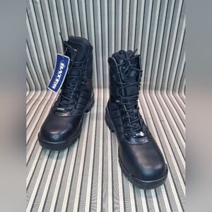 Bates Waterproof Tactical Boots Black Leather Men’s 9.5 M